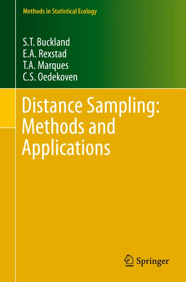 Book cover: Distance Sampling - Methods and Applications